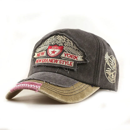 Retro Washed Cotton Baseball Cap