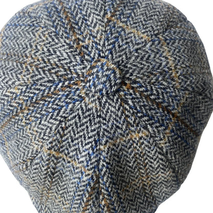 Wool Tweed Newsboy Cap British Gatsby Cap