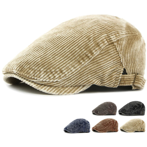 Women New Corduroy Autumn Winter Hats