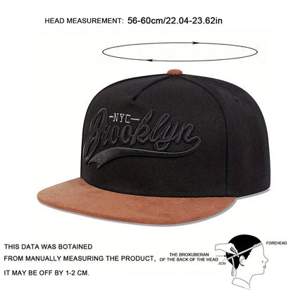Unisex BROOKLYN Embroidery Hip Hop Hats Spring Autumn Outdoor Adjustable Casual Baseball Cap Sunscreen Hat