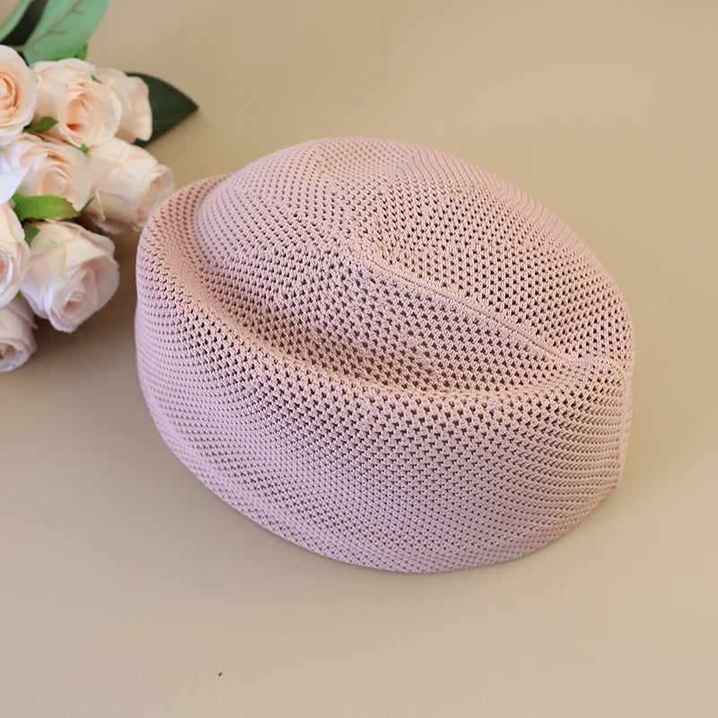 2026 Summer Mesh Cool Knit Beret