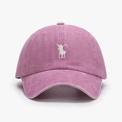Baseball Caps Soft Cotton Washed Soft Adjustable Sunbonnet Dad Cap Hats Grim Reaper Japan