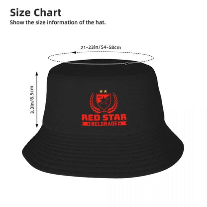Red Star Belgrade Crvena Zvezda Bucket  fishing  party s Golf  Women Men's Bucket hat