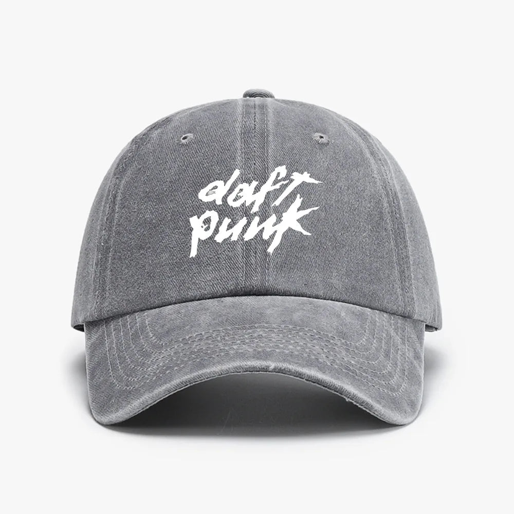 Punk Daft Vintage Banda Denim Baseball Cap