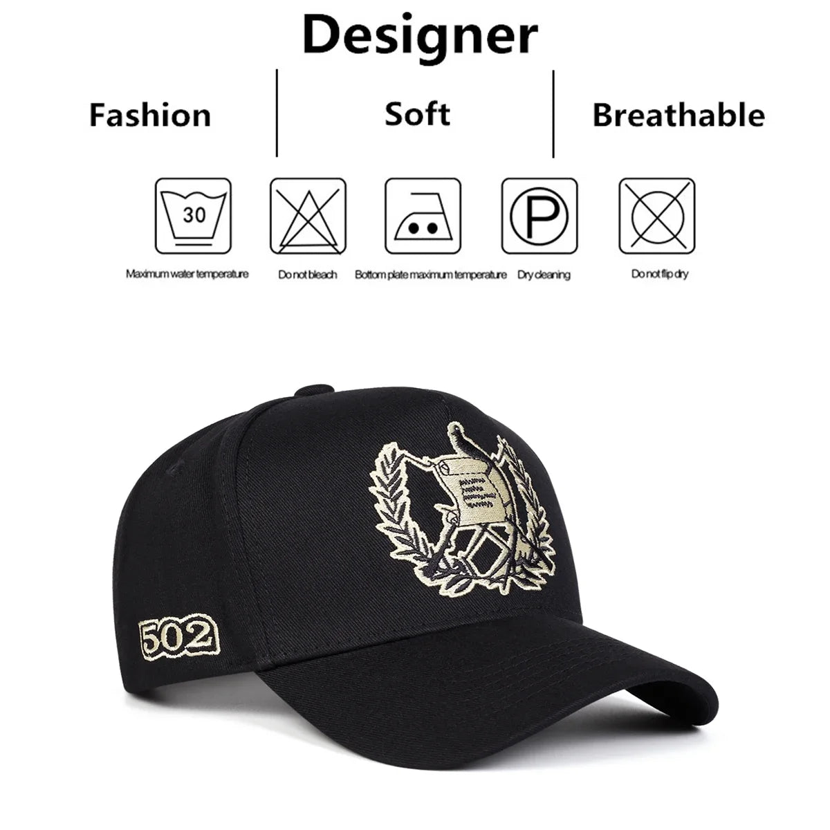 Unisex Personalized BadgeEmbroidery Baseball Caps Spring Autumn