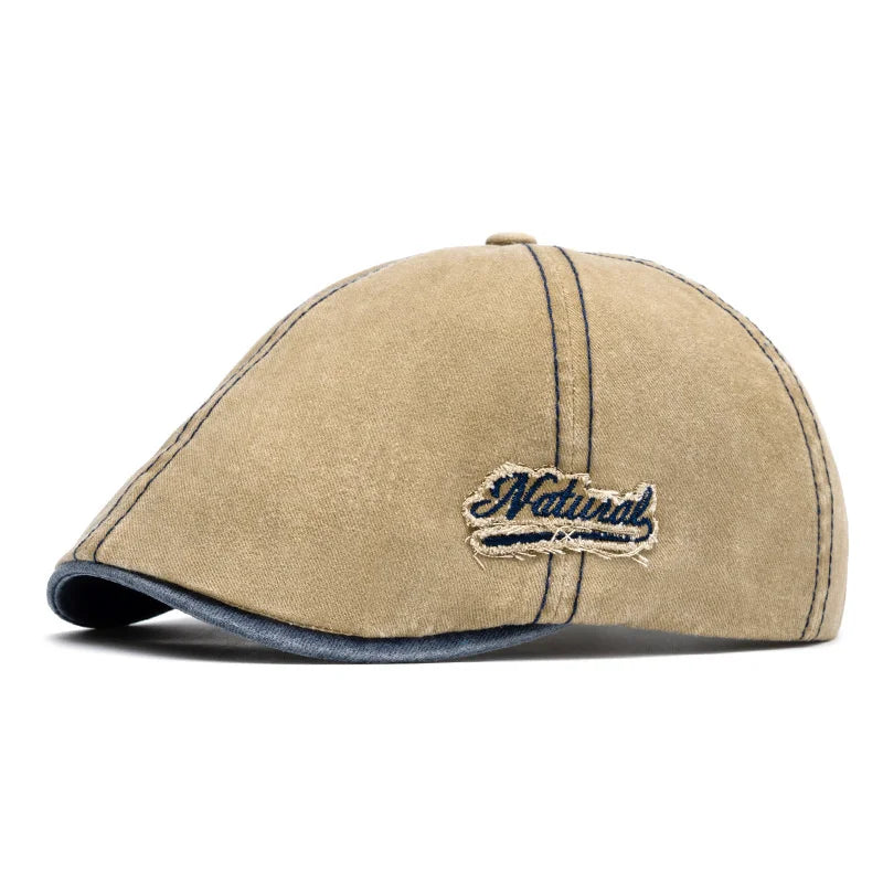 Summer Cotton Newsboy Caps For Men Hats Berets