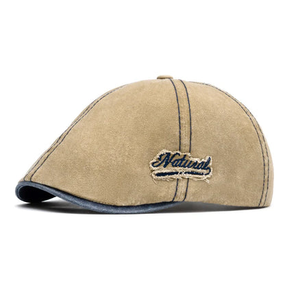 Summer Cotton Newsboy Caps For Men Hats Berets