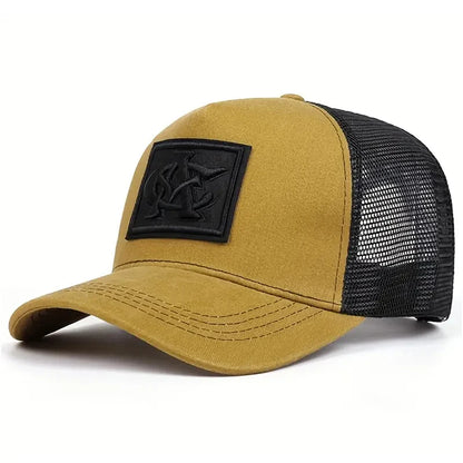 Personalized Mesh Hat CA Embroidery Outdoor Leisure Daily Sunshade Hat Street HipHop