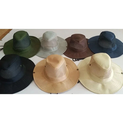 Summer Mesh Fishing Hat Outdoor Breathable Casual Cool Hat