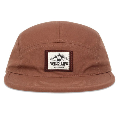 Cotton 5 Panel Baseball Cap Snapback Caps