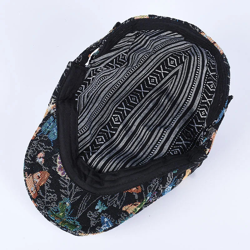 Peaky Blinders 2026 Korea Beret Women Vintage Butterfly Embroidery Berets