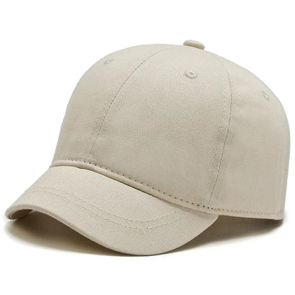 Unisex Short Brim Peaked Cap Streetwear