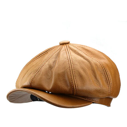 Genuine Leather XXl 62cm Octagonal Hat