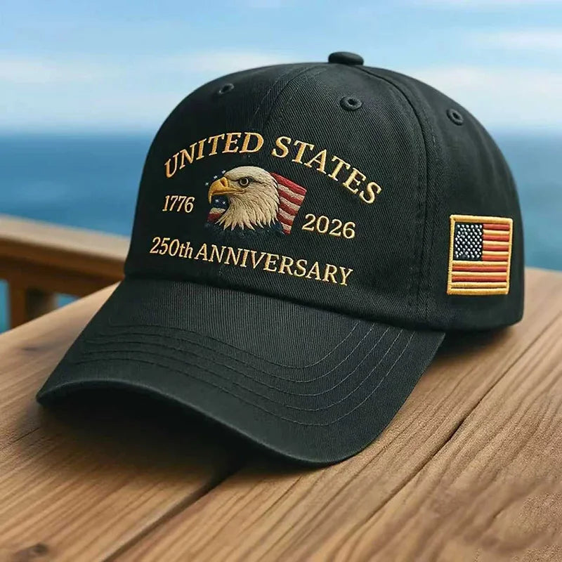 Flag USA Eagle Baseball Cap Embroidery Casual Breathable Sports Hat Outdoor