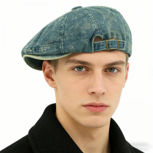 Classic Cabbie Newsboy Cap Painter Visor