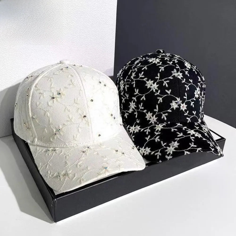 Fashion Little Flower Ladies Sun Hat Elegant Adjustable