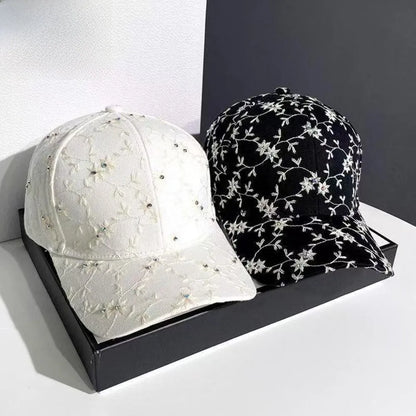 Fashion Little Flower Ladies Sun Hat Elegant Adjustable
