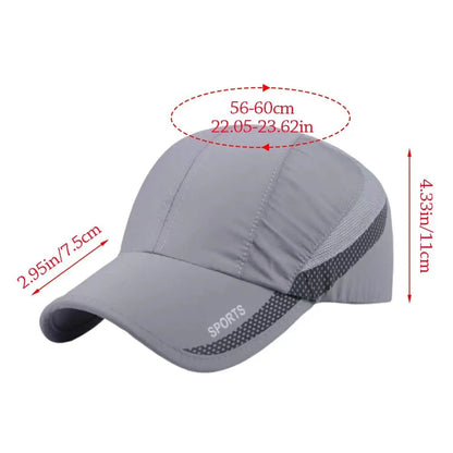 Fashion Summer Quick-Drying Baseball Caps Breathable