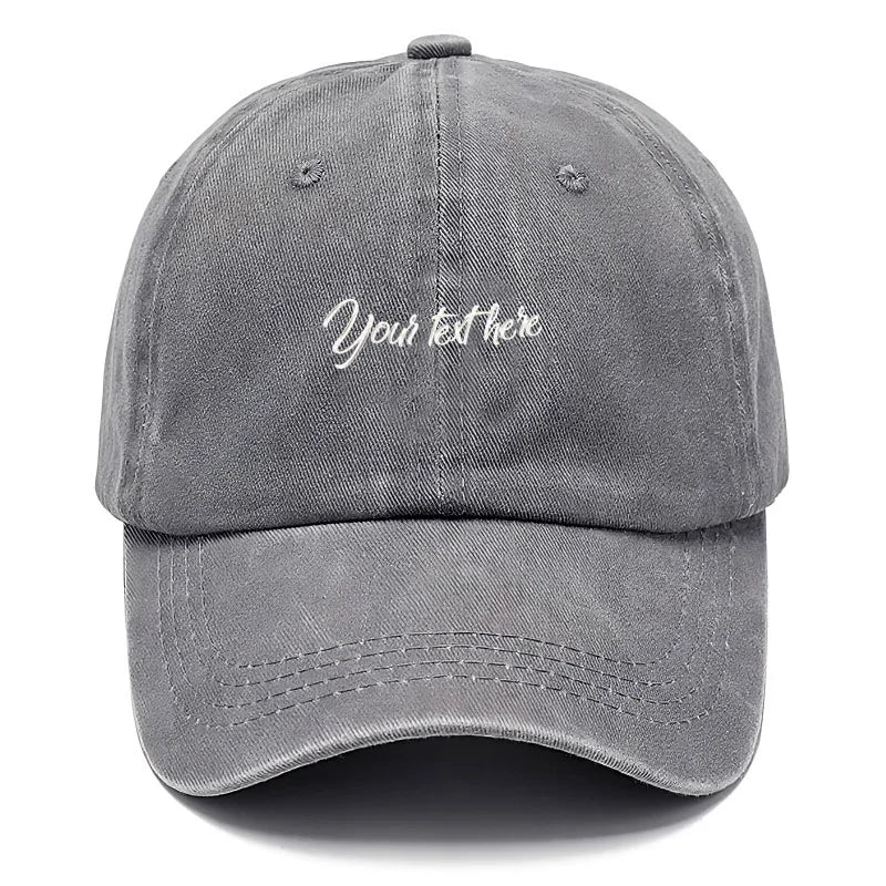 Washed Cotton Baseball Cap Men Women Personalized Fashion Sun Hats