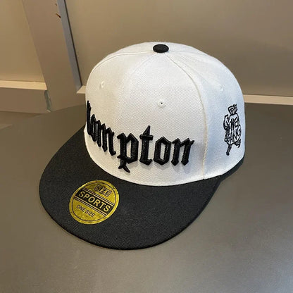 Wide Brim American Camouflage Hip Hop Hat Street Dance Board Hat Big Head Circumference Flat Edge Baseball Hat Women