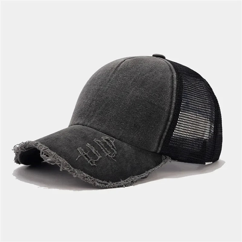 Spring And Summer Cotton Solid Casquette Baseball Cap
