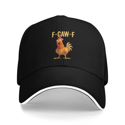 Funny F CAW F Crow Trucker Hat Trendy Adjustable Sports & Outdoor Cap Fits Most Head Sizes Trendy Trucker Hat