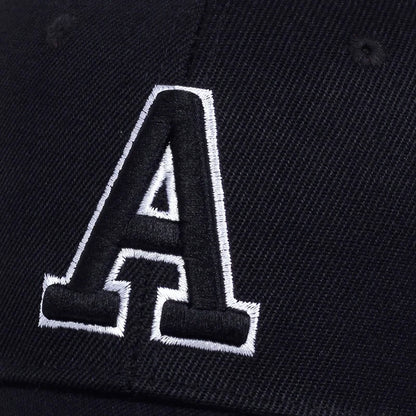 A Letter Embroidery A Baseball Cap Spring Summer Outdoor