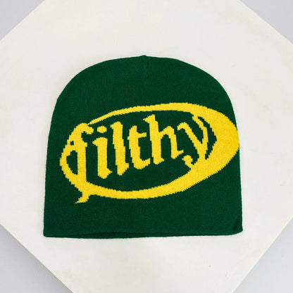 Autumn And Winter New Unisex European Style Letter Knitted Hats