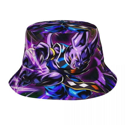 Street Dragon Vegeta Blue Ball Anime Bucket Hat Teen