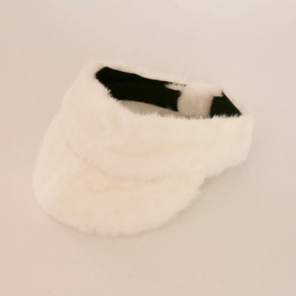 Ladies Fashionable Thickened Plush Round Top Hat