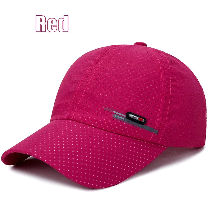 Summer Breathable Perforated Quick-Drying Hat For Men