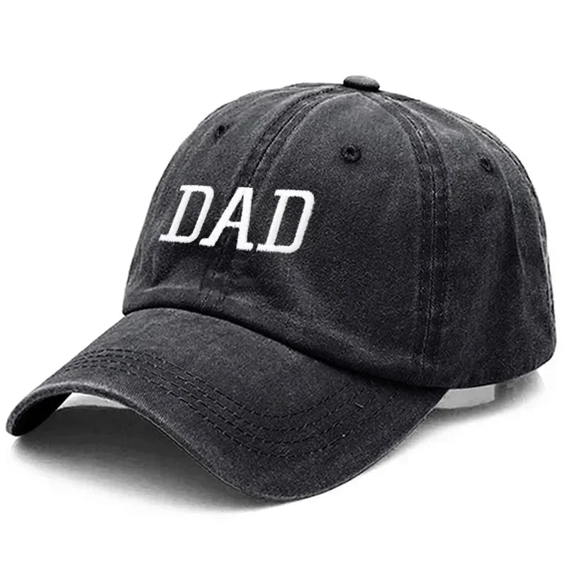 DAD MOM Embroidery Pure Cotton Baseball Cap Fashion Sport Golf Caps Sun Hat
