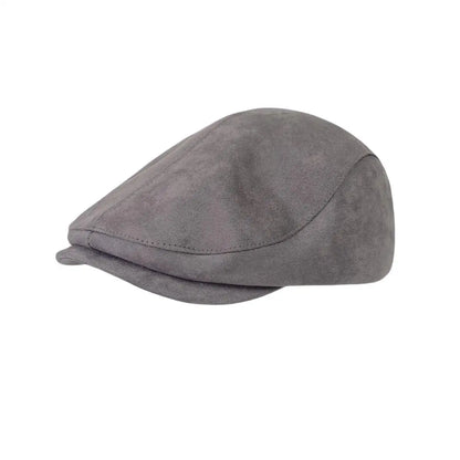 Peaked Cap Suede Visor Women's Cap British Style Newsboy Cap