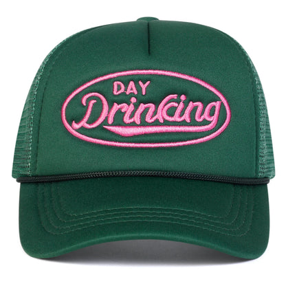Unisex Day Drinking Letter Embroidery Baseball Net Caps Spring Summer