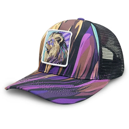 Unique Graffiti Owl Print Baseball Hat for Men Women Breathable Mesh Unisex Outdoor Hiking Casual Cap