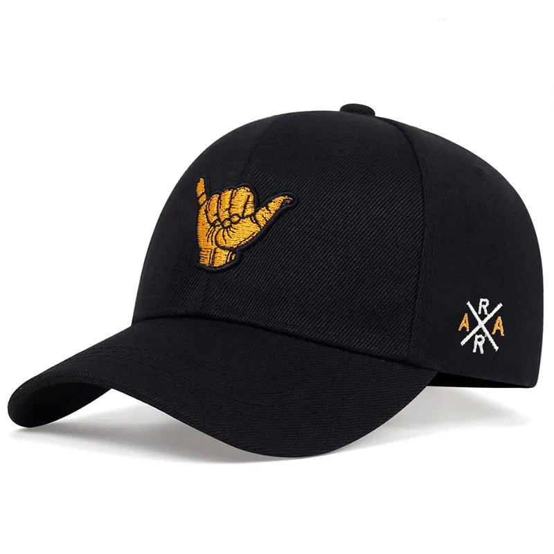 Finger Baseball Cap Outdoor Sports Cotton Embroidery Baseball Cap