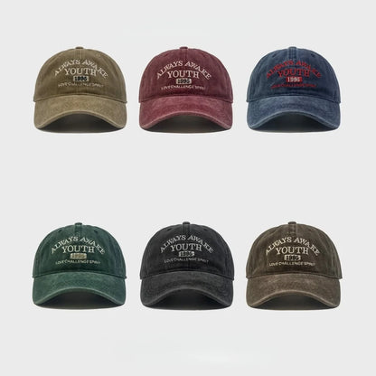 Cotton Retro Vintage Baseball Cap Men Women Denim