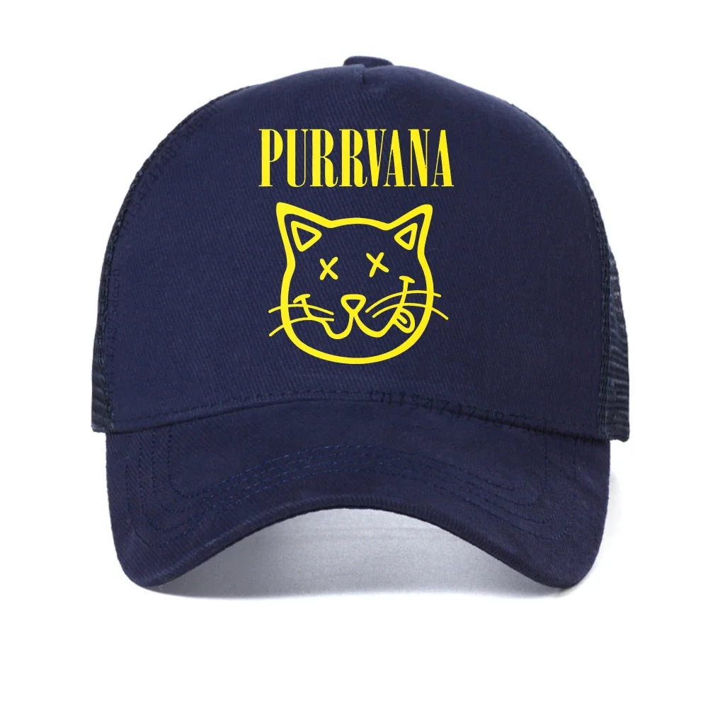 2026 Purrvana Cat Baseball Cap Summer For Men Women