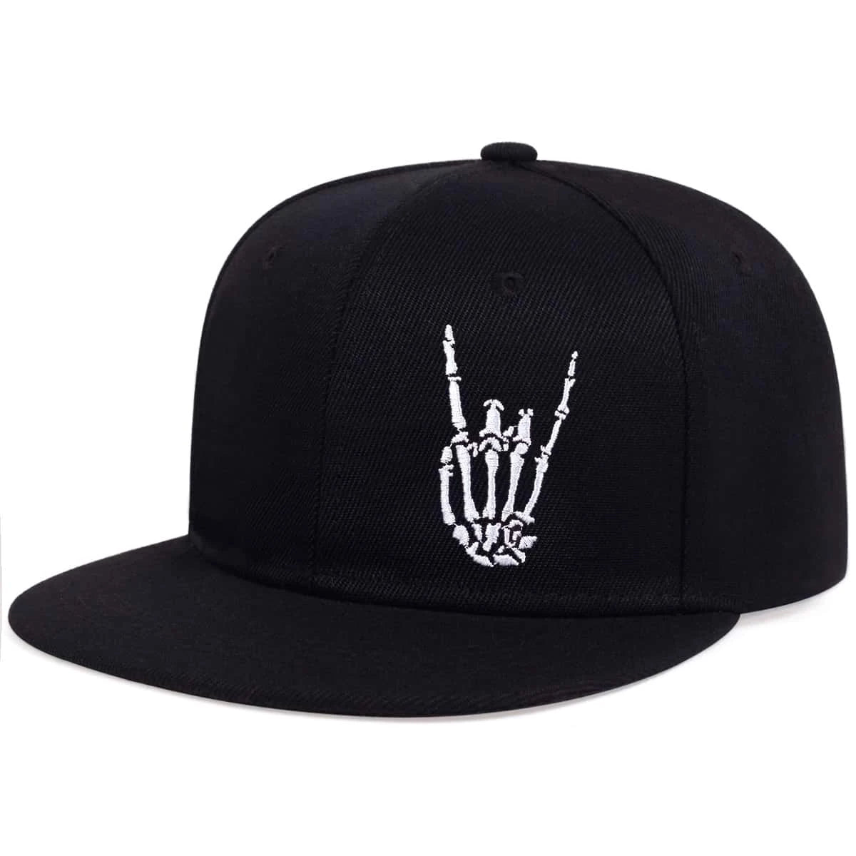 Unisex Skeleton Fingers Embroidery Hip-hop Hats Spring Autumn