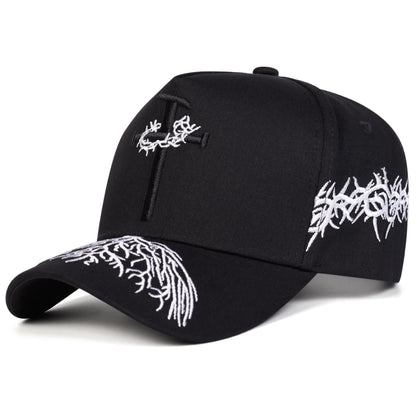 Unisex Iron Wire Nail Embroidery Baseball Caps Spring Autumn