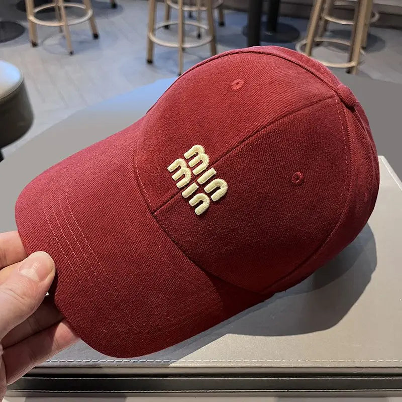 Korean Version High-quality Hard-top Baseball Cap Women Men