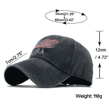 Fashion USA Flag Camouflage Baseball Cap For Men Women Snapback Hat