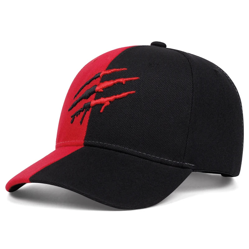 Personalized Pop Baseball Hat Claw print Embroidery Street Pop Hip Hop Hat