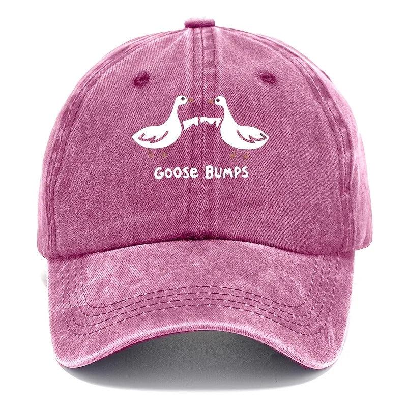 Retro Goose Print Baseball Cap for Men's Sports Hat
