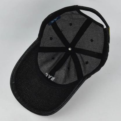 Fashion NYC Embroidery Denim Snapback Baseball Caps