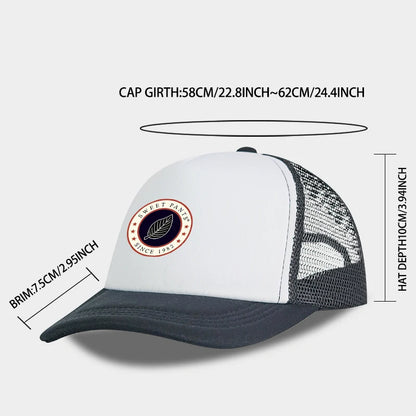 Sweet Pants Since 1982  Leaf Logo Sponge Mesh Cap  Spring/Summer Casual Cap