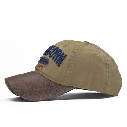 Spring New Patchwork Embroidery Baseball Cap