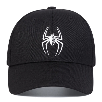 Unisex Spider Embroidery Baseball Caps Spring Autumn