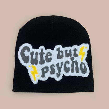 Casual Jacquard Lightning Star Letters Knitted Hats