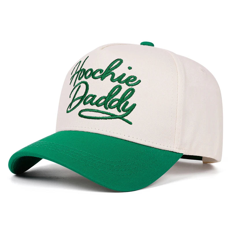 New Skateboard Hat Letter Hoochie Embroidered Hat Daily Commuter Decoration Sunshade Hat Unisex